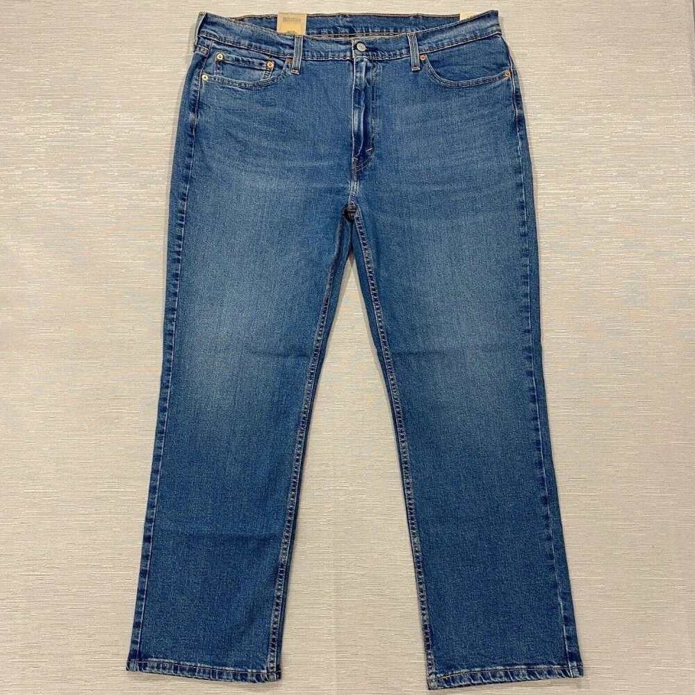 Levi's 514 Straight Leg Jeans Men's 40 x 30 Regular Fit Medium Wash Denim